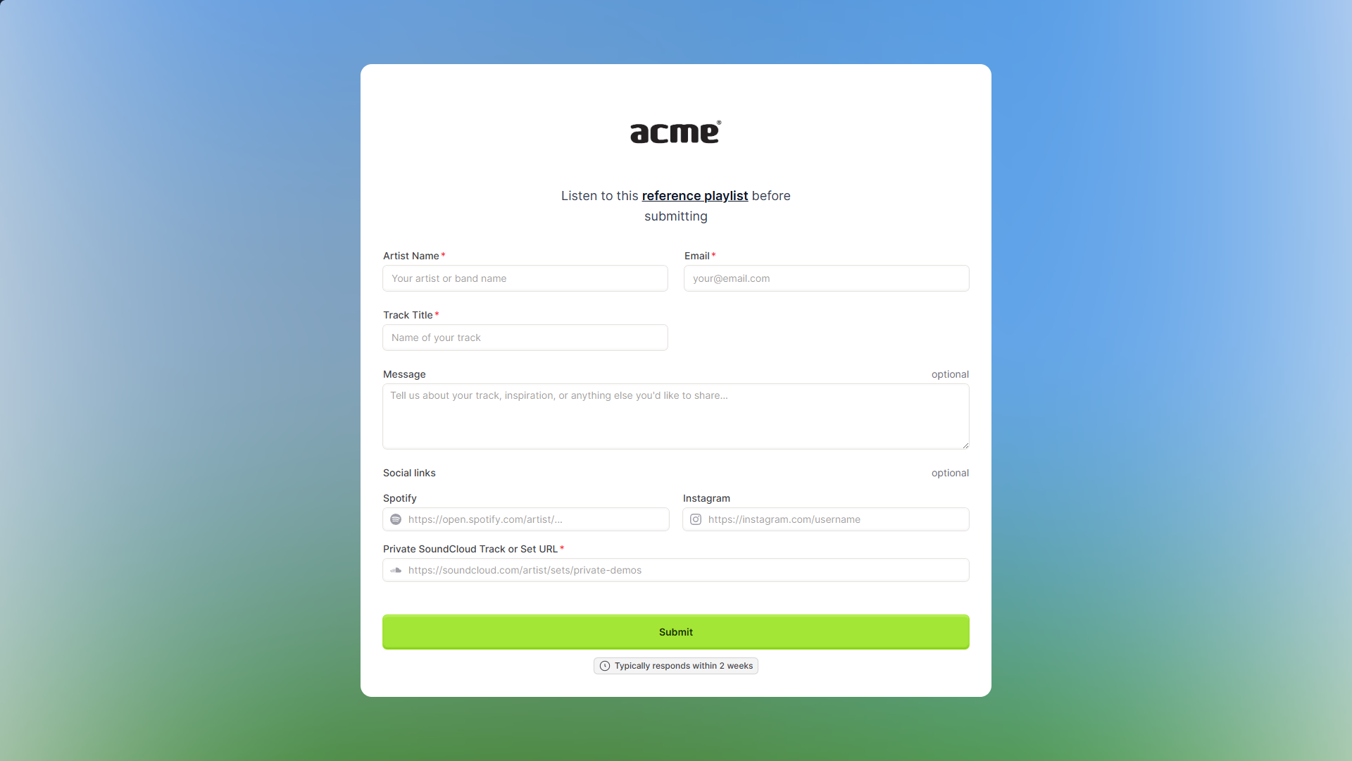What a demo submission portal actually changes